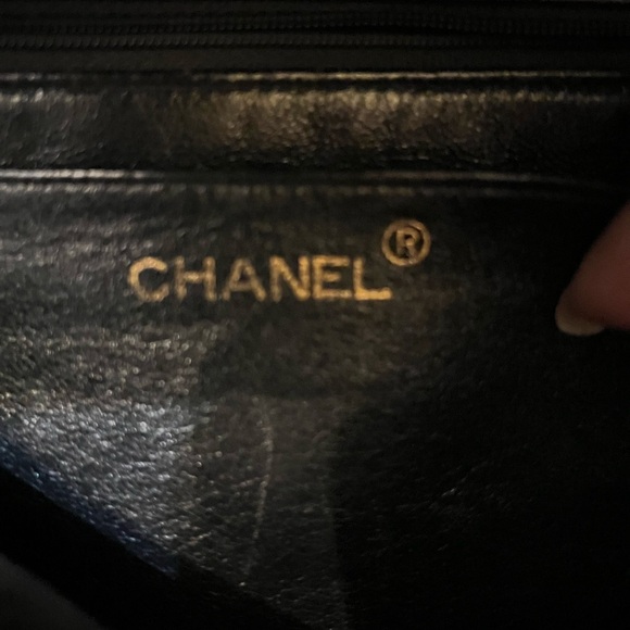 CHANEL Black Quilted Backpack with Gold Logo - Picture 15 of 16